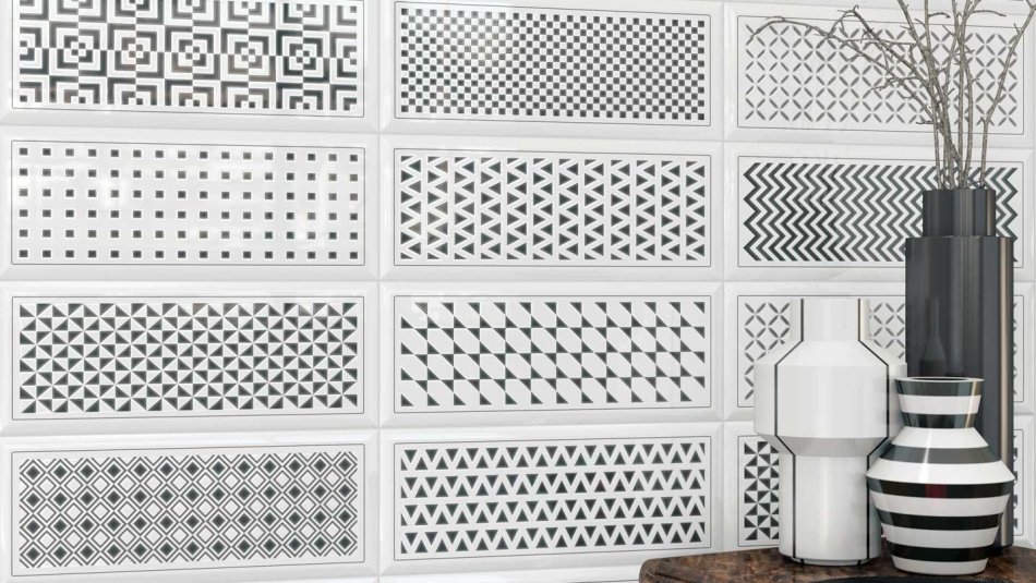 černobílá kombinace