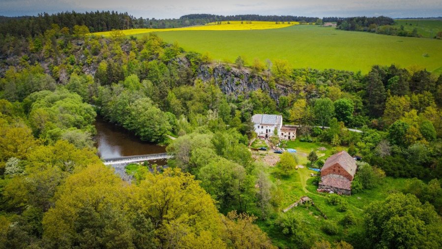 starobylý mlýn na řece Mži, Stříbro