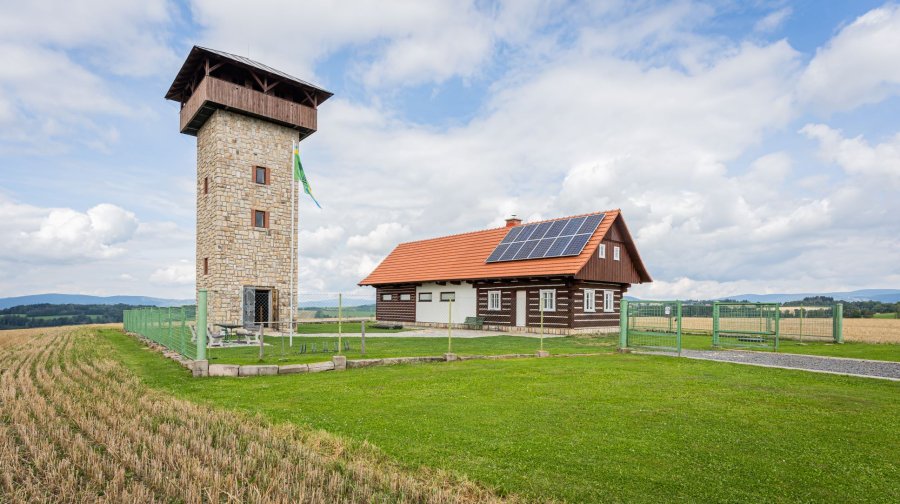 Krkonošská rozhledna s obslužným domem, Roprachtice