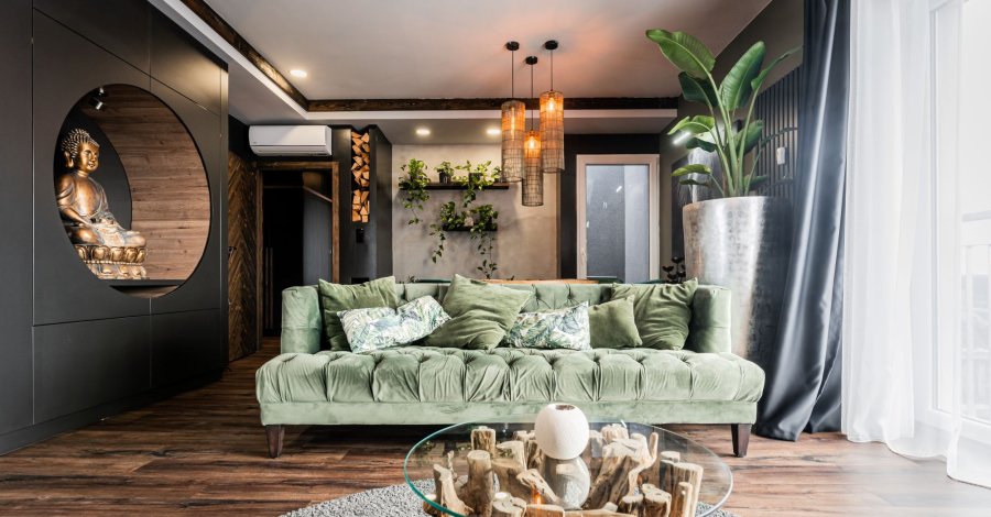 zenový designový byt na Praze 8