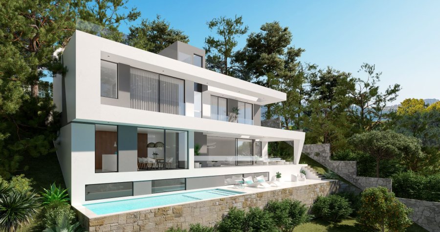 luxusní vila z projektu v Pinares de San Anton, Malaga