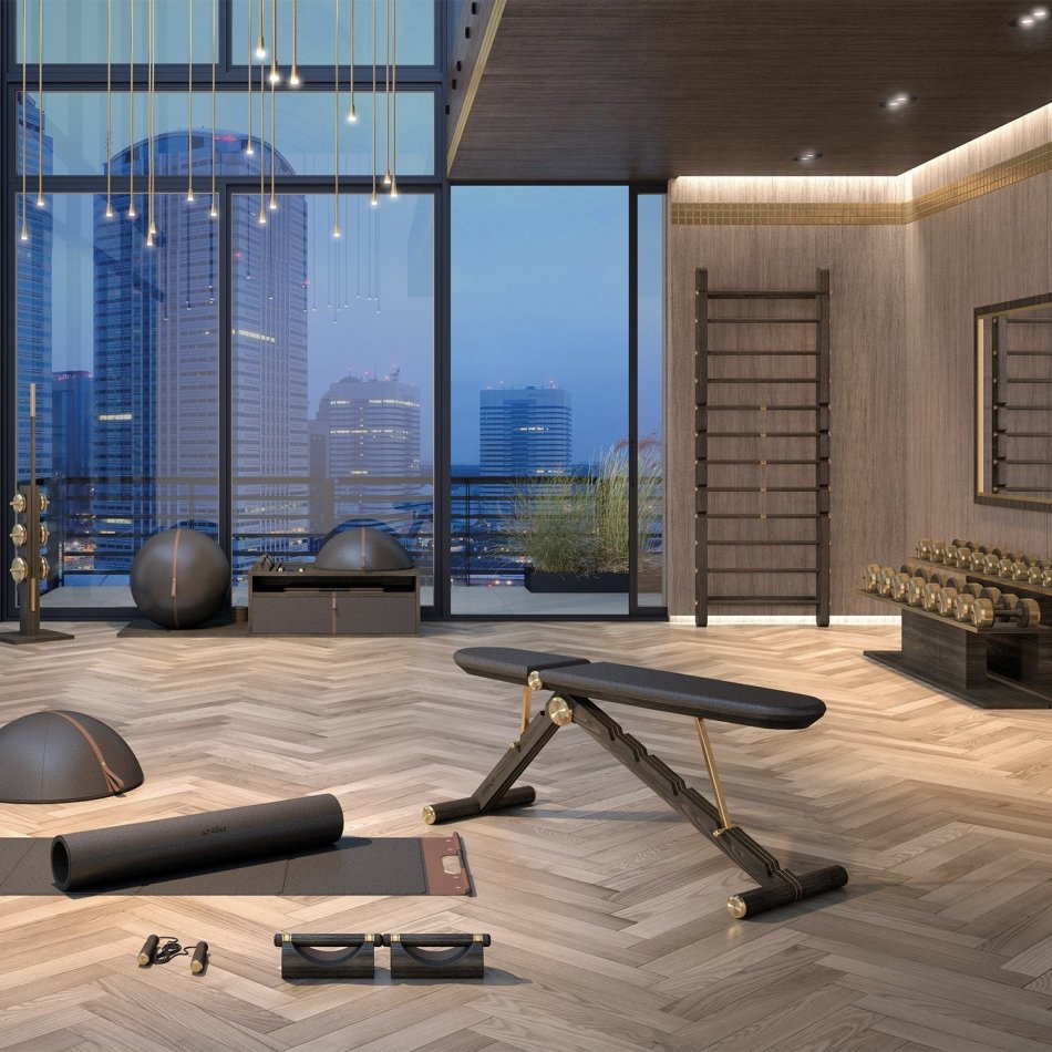 luxusní domácí posilovna