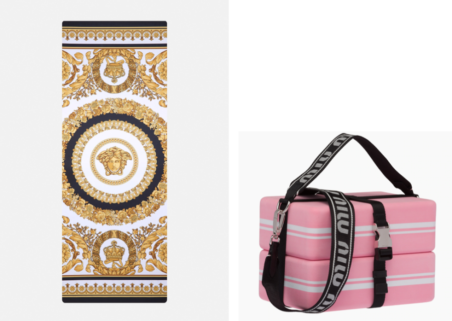Versace a Miu Miu na jógu