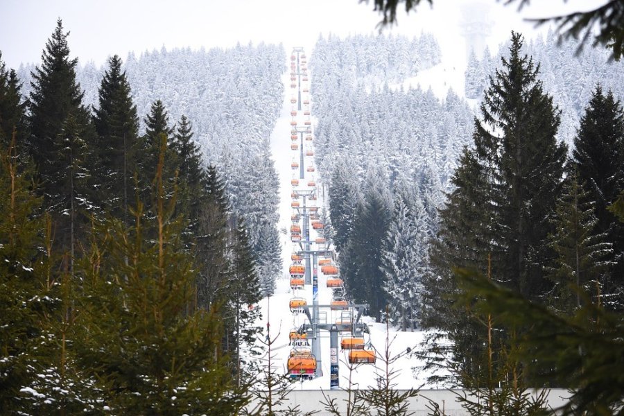 lyžování na horách