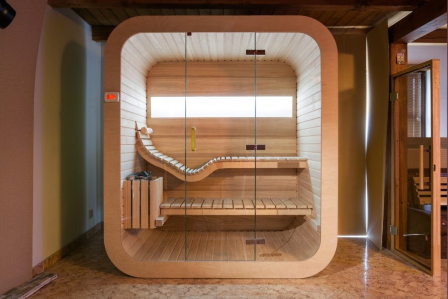 luxusní domácí sauna