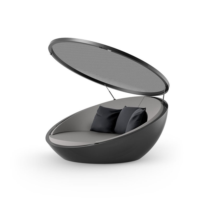 lehátko se slunečníkem