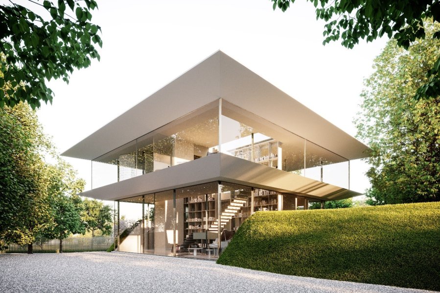 Project with building plots and building permit for three villas, Prague 6 - Lysolaje