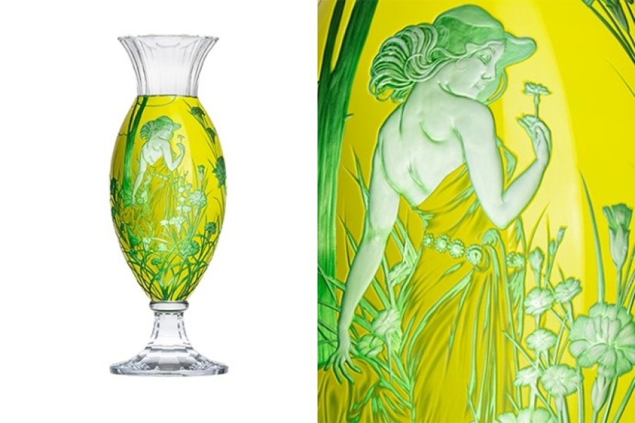 luxusní secesní váza