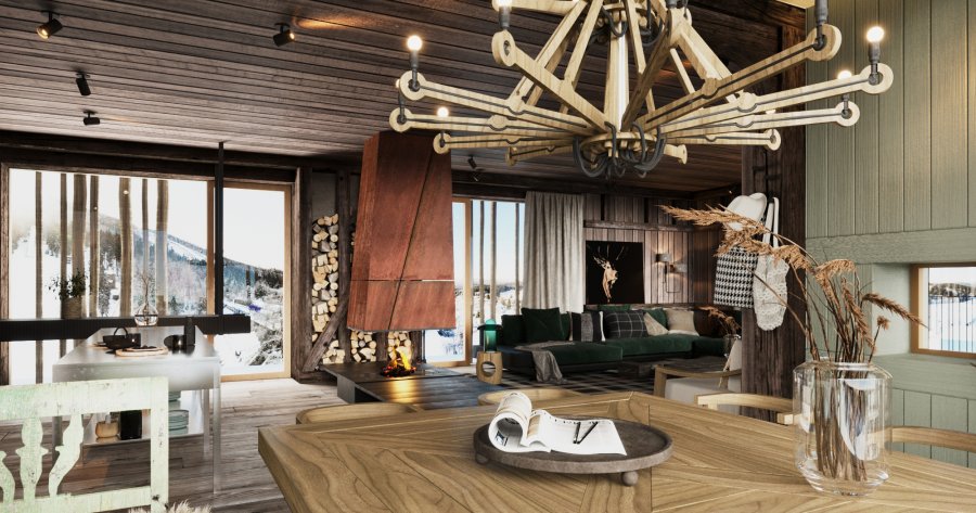 Designový obývací pokoj