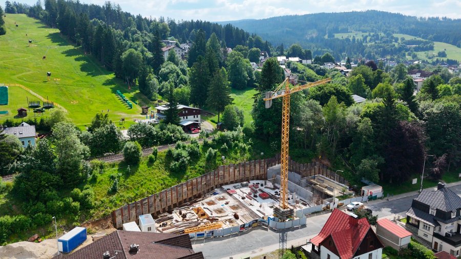 Výstavba Rezidence Svatá Barbora 