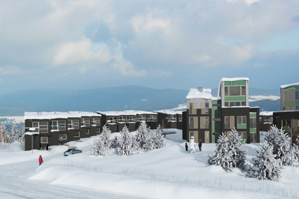 Prodej apartmánů a řadových domků na Klínovci