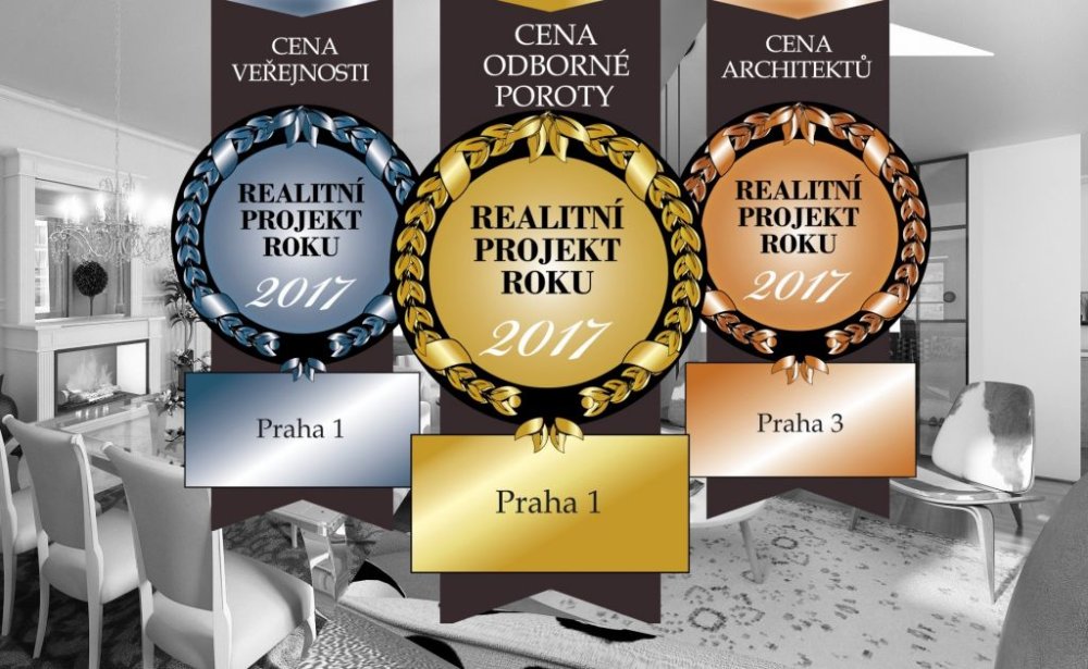 Three prestigious awards in the Czech real Estate Awards 2017