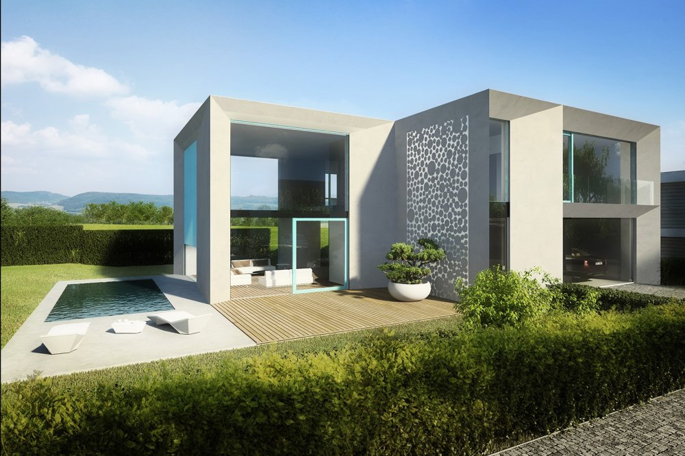 The  construction of a model villa D Art Club Prague 5 -  Lipence