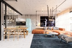 designový obývací pokoj