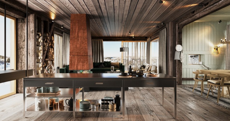 Sale of an apartment 3+kk/B/L, 166,2 sqm, in luxury mountain project Apartments Albeřice, Giant Mountains - Horní Maršov