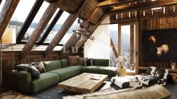 designový byt v podkroví