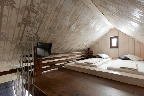 ložnice v podkroví