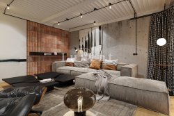 designový obývací prostor