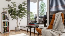 detail východu na terasu