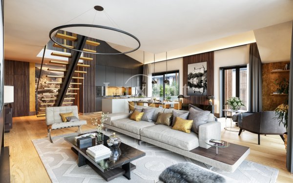 luxusní obývací pokoj