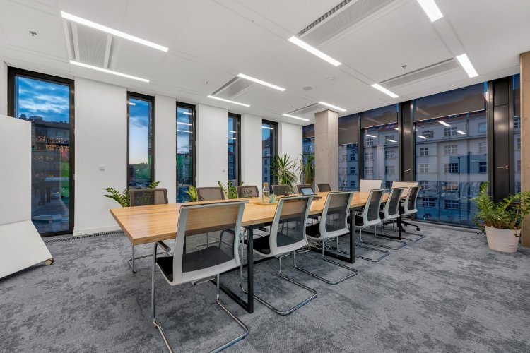 Pronájem nadčasové kanceláře, 759 m², The Blox, Praha 6 - Dejvice