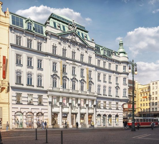 Pronájem atraktivních kanceláří v centru Prahy, 80 - 800 m², Náměstí Republiky - Praha 1