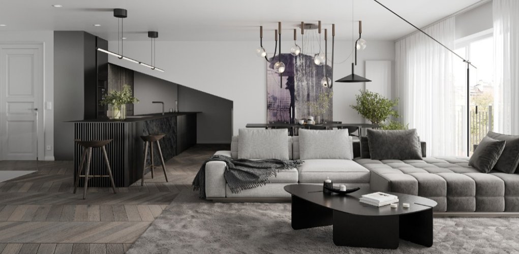 Prodej exklusivního apartmánu 4+kk/B/T/2S, 123,7 m², Praha 2 - Vinohrady