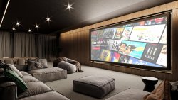 domácí kino vizualizace