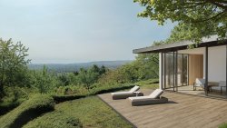 výhledy ze zahrady vizualizace