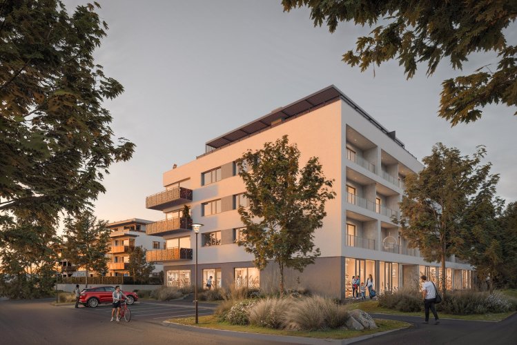 Sale of business premises, 70 sqm, in the development project Nová Cihelna Kladno, Kladno - Rozdělov