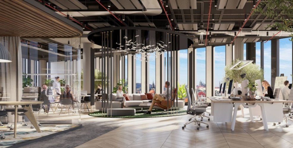 Pronájem obchodního prostoru v projektu Masaryčka, 131 m², Praha 1 - Nové Město