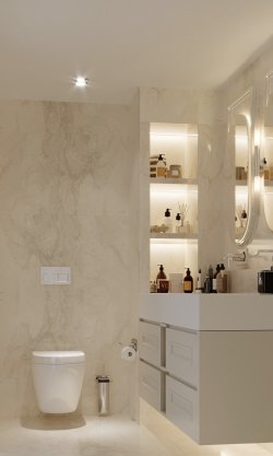 designové prvky v koupelně