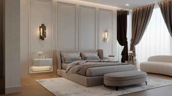 luxusní zařízení hotelového pokoje