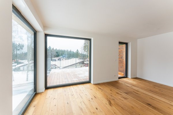 výhled z obývacího pokoje