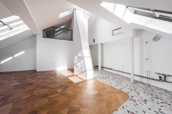 pohled na obývací pokoj