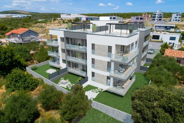 Prodej apartmánu s výhledem na moře 2+kk 75 m², Sveti Filip i Jakov, Chorvatsko